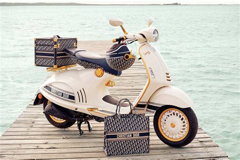 vespa christian dior scooter.